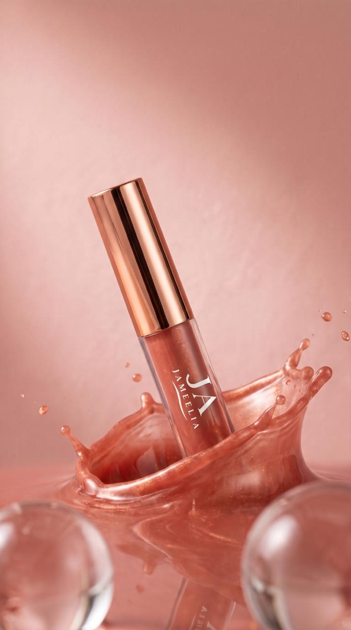 Shade 02 Mauve Rose high-shine lip gloss
