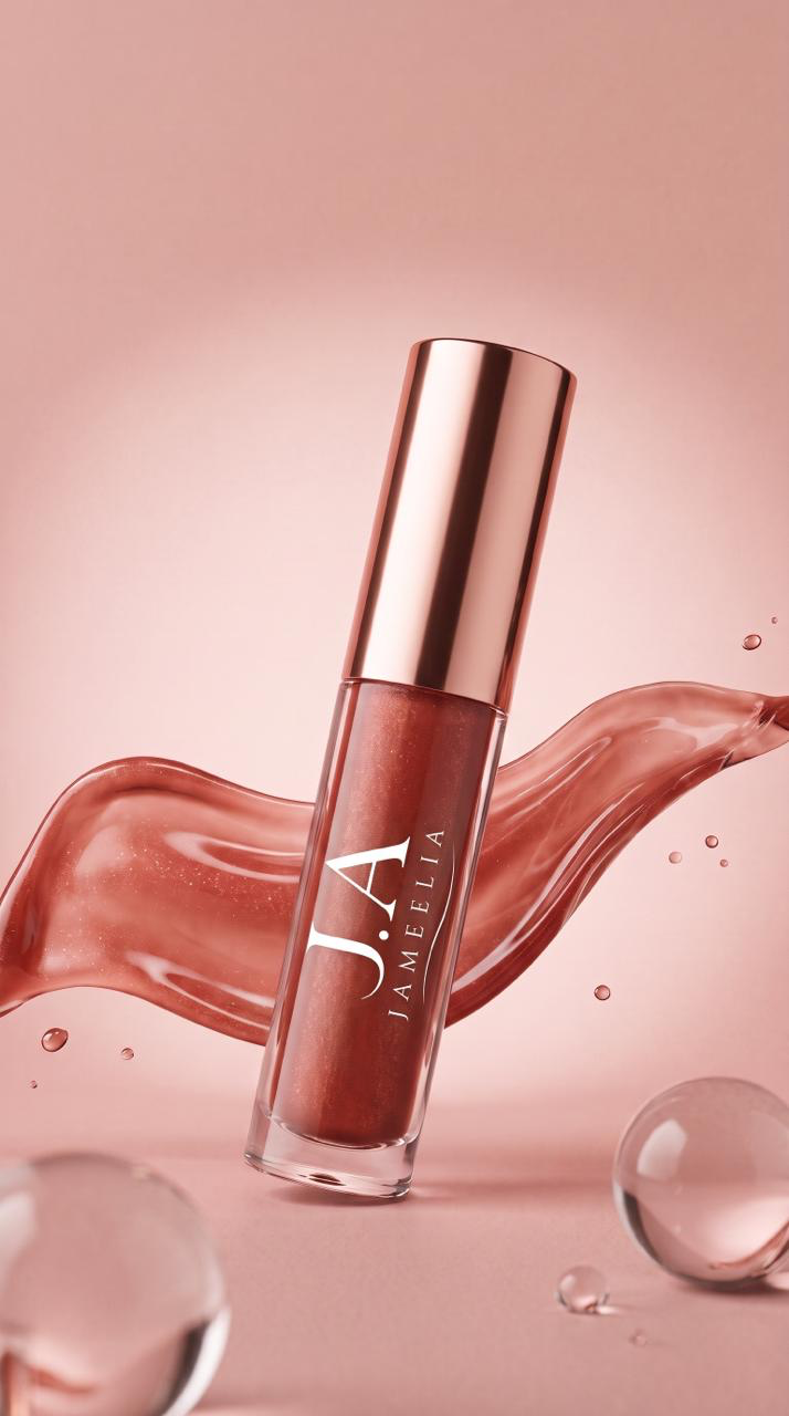 Shade 05 Cool Mauve high-shine lip gloss